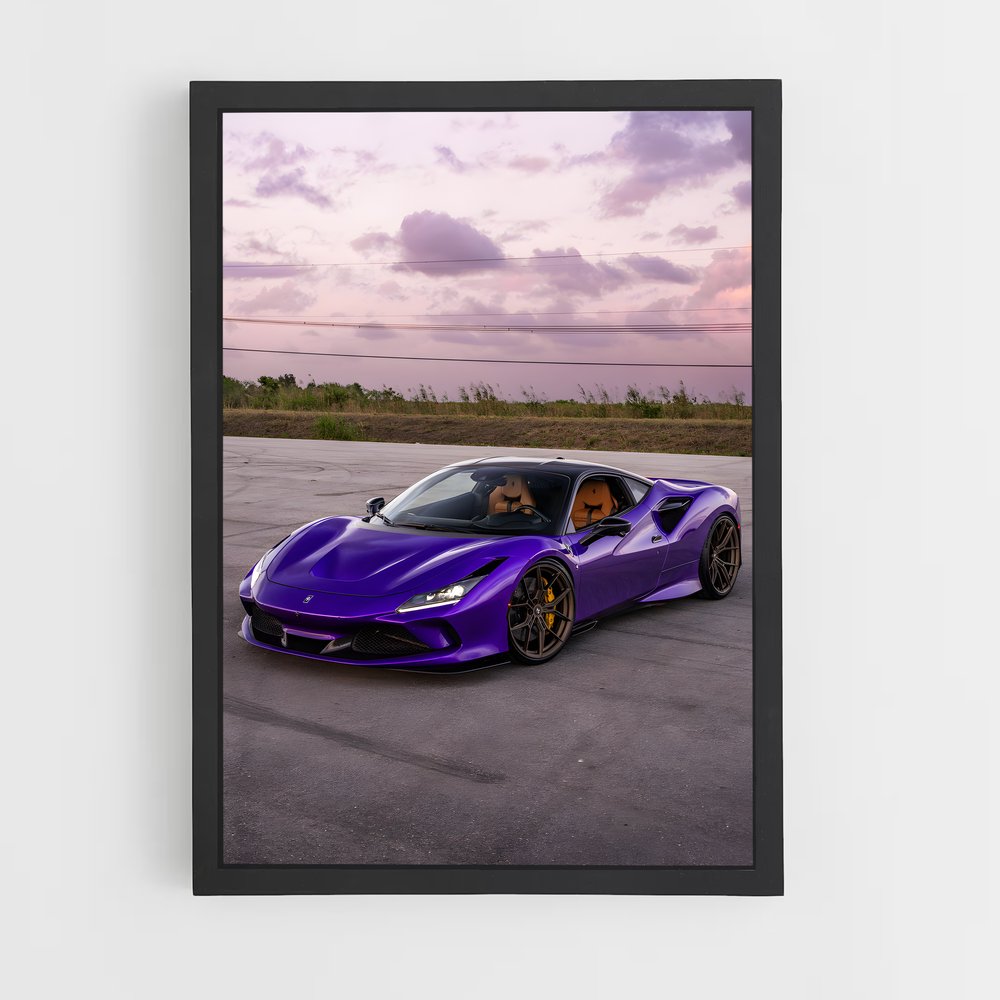 Poster Tributo Quatre – affiche Ferrari (vue 2)